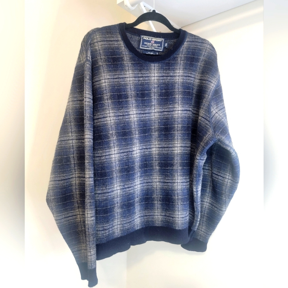 Ralph Lauren Polo Sport Wool Pullover Sweater Mens Size XXL